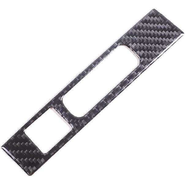 Daeiclru Headlight Switch Button Frame Cover Trim Compatible with Nissan Frontier 2022-2025, Soft Carbon Fiber Headlight Switch Panel Cover Interior