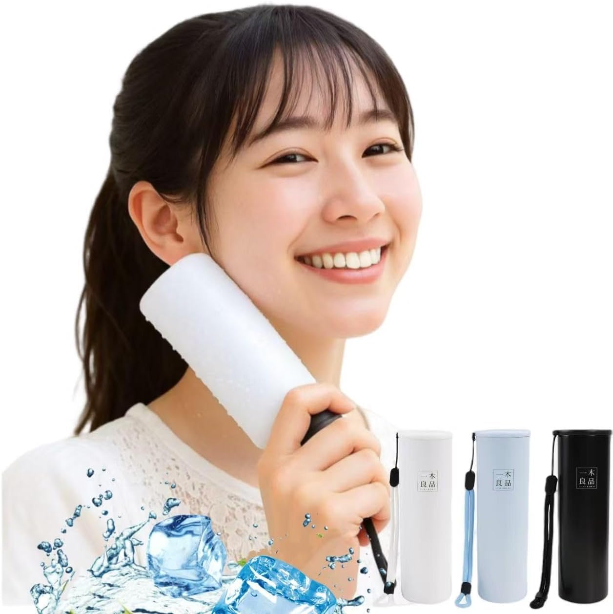 

Пакет со льдом новейшая защита от жары Пакет со льдом Бутылка из нержавеющей стали Многоразовый ледяной цилиндр Портативный лед Портативный пакет со льдом Охлаждающая палочка Охлаждающая бутылка Вакуум синий