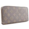 LOUIS VUITTON Zippy wallet Purse M42616 Brown Monogram canvas unisex Used