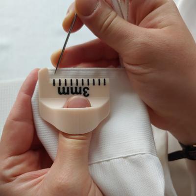 2/3/4MM Sewing Template Finger Ruler DIY Sewing Craft Projects Patchwork 3D Printed Sewing Stencil Tools with Precise Scale Sewing Enthusiasts Gift