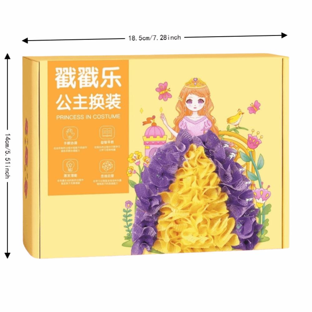 Creative Puzzle Puncture Painting Kit DIY Craft Fabric Poking Art Poke Drawing Craft Dress Up