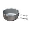 Ultralight Titanium Camping Pot Frying Pan Bowl Portable Lightweight Outdoor Cookware for Camping Hiking Picnic Cooking Supplies
