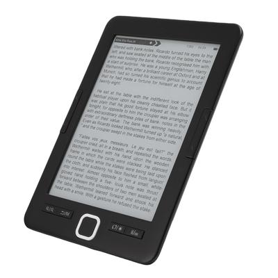 Cititor Electronic de Cărți Portabil 8G, Cititor E-Book cu Ecran de Cerneală de 6 Inch cu Multiple Formate Text/Imagine pentru Citire Personalizată cu Setări