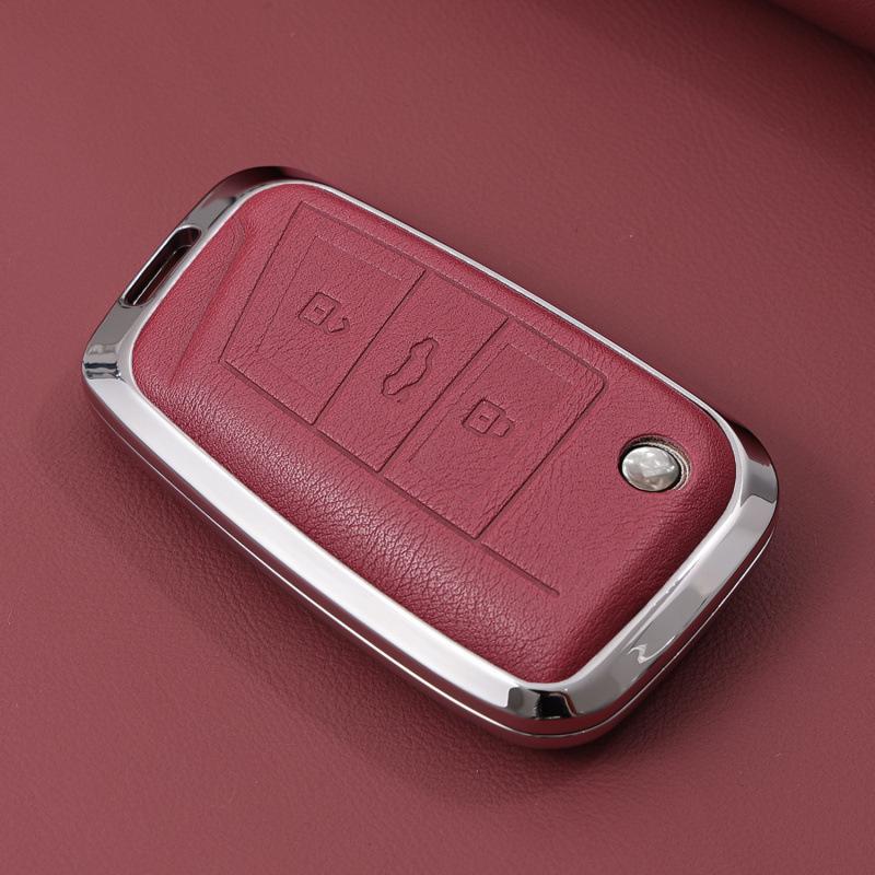 Compatible Volkswagen Key Case for Sagitar, Passat, CC, Magotan, Bora, T-Cross, Tayron, Lavida, Tiguan L.