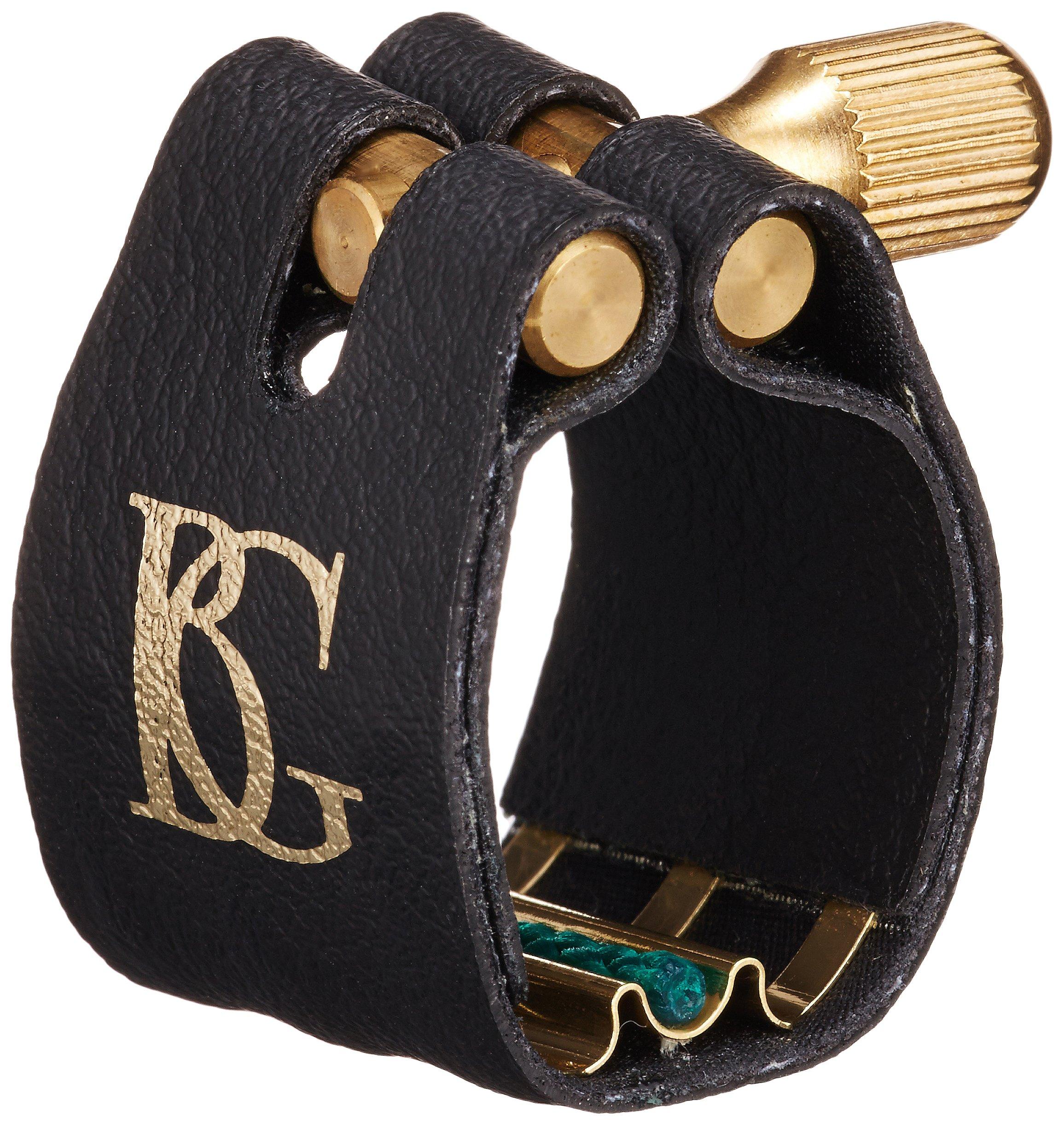 

BG Super Revelation Ligature for Alto Saxophone Gold Plate Support L12SR Black