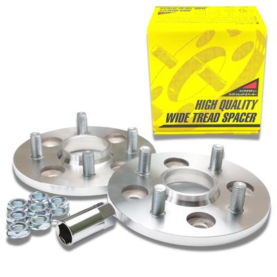 Shinsei HW4015-54N Distanziale Ruota Largo, 0,6 pollici (15 mm), PCD100 M12 x P1.25, 4 Fori, 2 Pezzi