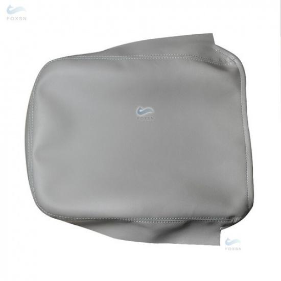 Gray Micro Leather Armrest Console Box Cover For Dodge Ram 2002 2003 2004-2008