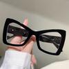 Oversized Butterfly Shaped Glasses Women  New Fashion Blue Light Blocking Optical Frames Cute Candy Color Rim Eyewear