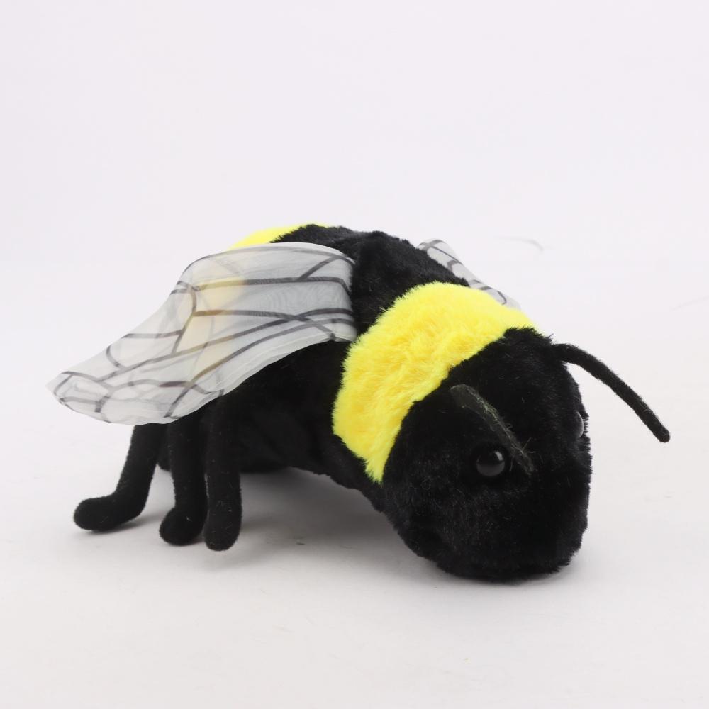 2 Sizes Lifelike Bee plush toy Soft Stuffed Cute Toy Insect Bee Plush Honeybee Ideal For Kids Insect Enthusiasts Home Decor