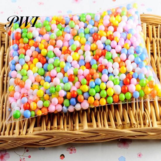 Palline di Perline Mini Sfuse Decorative per Artigianato Fai da Te in Polistirolo Multicolore