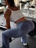 European Women's High Waist Flare Yoga Pants - Fitness & Casual Wear