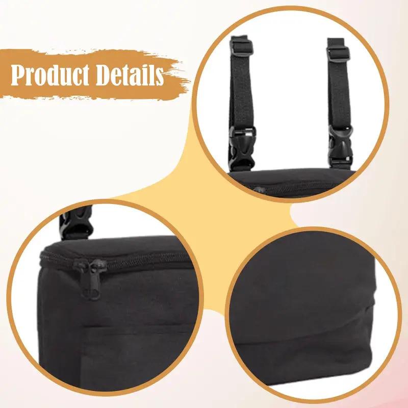 Large Capacity Oxford Cloth Handle Handbag Detachable Storage Bag, Suitable For Motorcycles, Electric Vehicles, And Bicycles