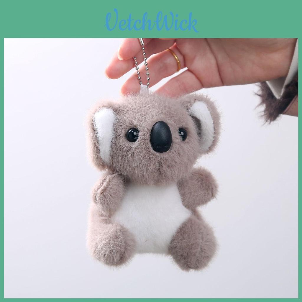 Cute Animal Plush Keychain With Cotton Filling For Girls School Bag Accessories
