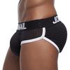 Briefs JOCKMAIL Removable Front and Back Sponge Padded Men's Briefs Breathable Mesh Material Ground Low Waist Fashion Sports Hip Adjustment Underwear