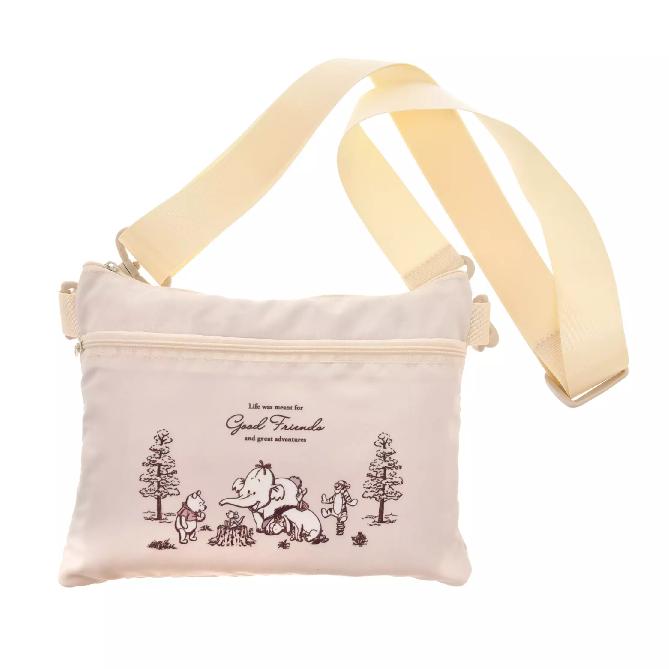 Disney POOH TRAVEL Geantă Boston pliabilă în 4 direcții Pooh & Friends cu poșetă Japonia