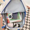 Schoolbag Casual Backpack 1011 Korean Version Simple and Versatile Middle School Student School Bag Female Japanese Men's and Women's Commuter Travel