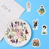 About 10g Product Bag Stickers Cartoon Elements 40 Pieces of Hand Account Kawaii Material DIY Decoration and Paper Stickers