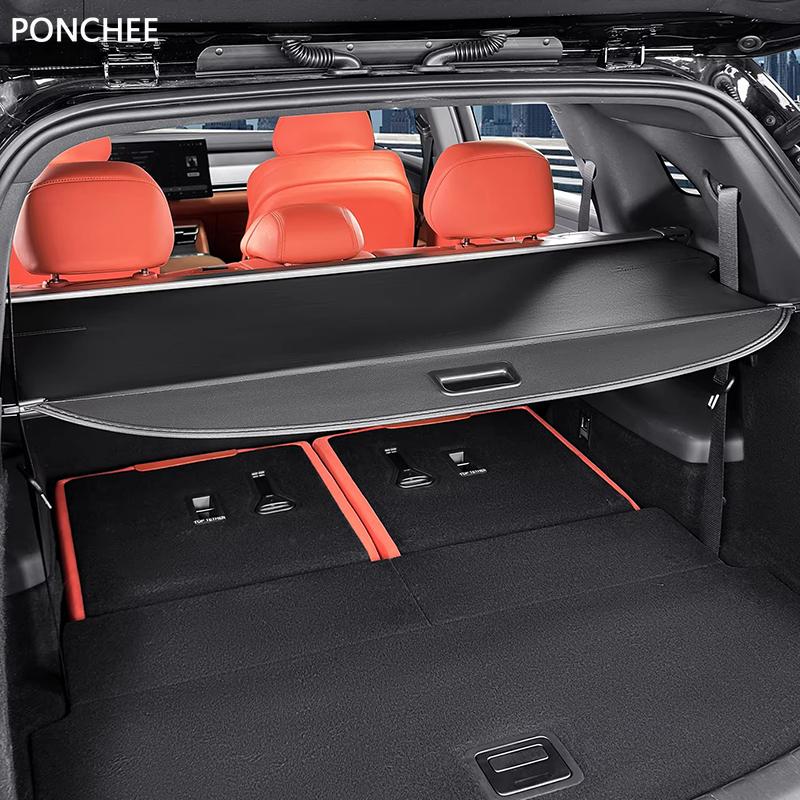 For BYD Sealion 8 ATTO 8 TANG L 2025-2026 Backseat Sunshade Curtain Tailgate Retractable Sunshade Partition Automobile Supplies