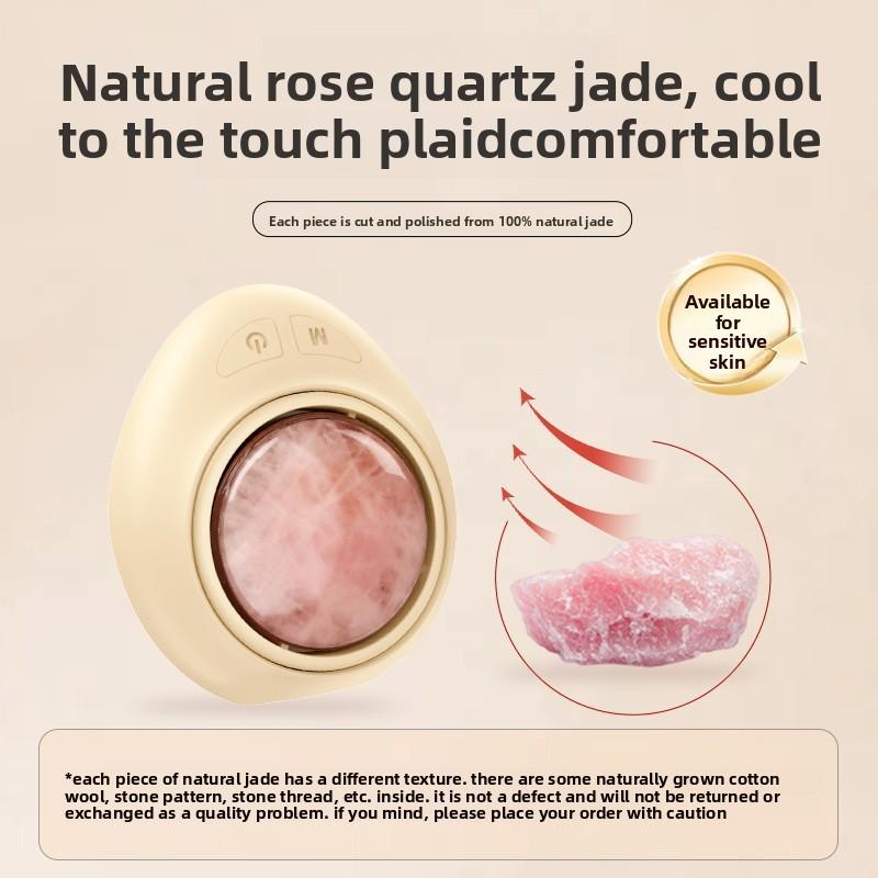 Electric Beauty Instrument Lifting Facial Jade Massage Vibration Photon Rejuvenation Instrument Firming Whitening Instrument Introducer