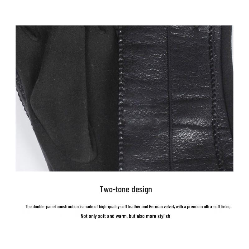 Men's Warm Scarf and Gloves Gift Set