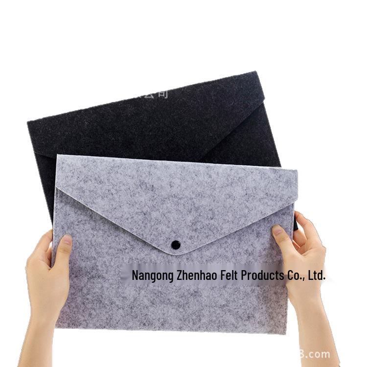 

Minimalist Wool Felt A4 Briefcase & File Bag 330mm x 240mm