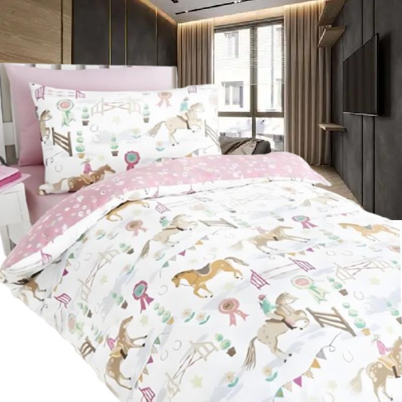 Horse Show Duvet Cover Set Horse Bedding Single Household Supplies Bedroom For