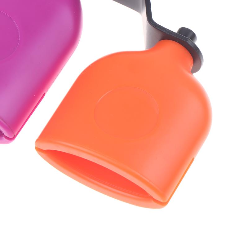 Double Sambago Bell Latin Music Yellow Purple Cowbell High Low Sound Knocker Drum Percussion Instrument Part Accessories