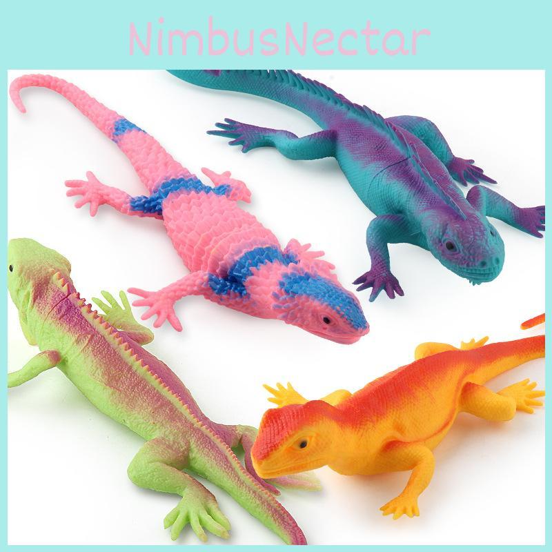 Lizards Chameleon Forest Plastic Toy Model For Kids Reptile Fans Gift Decoration