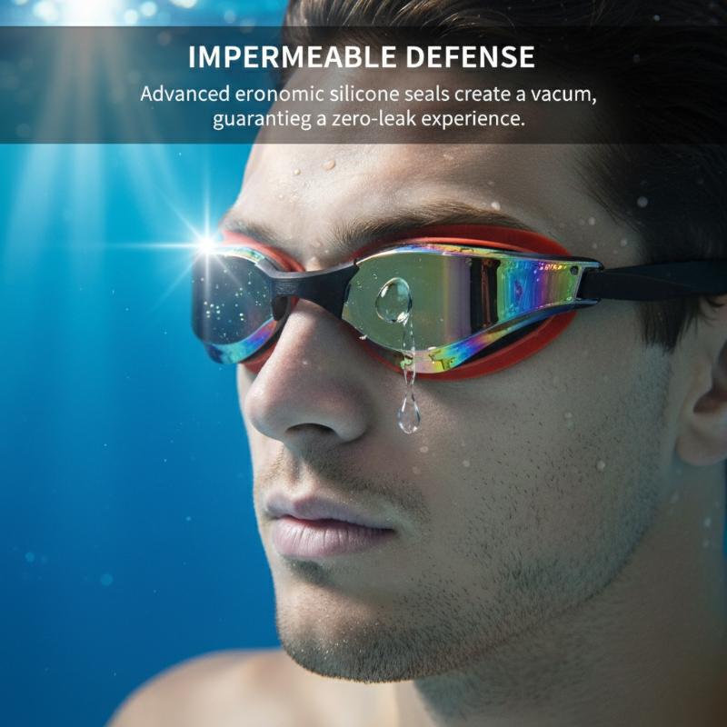 Professional Anti Fog Swimming Goggles Swim Glasses Electroplate Waterproof Silicone Lunettes De Natation Professionnelle2
