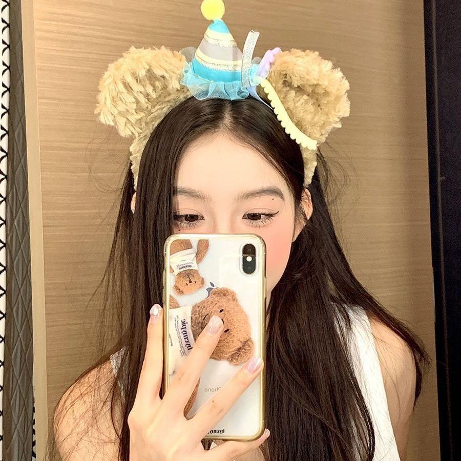 Tamiflu Cute Headband Versatile Children Adult Face Wash Headband Photo Advanced Hair Accessories Women'S Hairpin Headgear