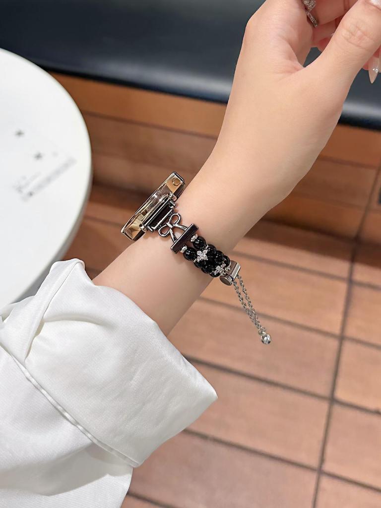 Pearl Bow Knot Strap for Huawei GT6/GT5/GT4 and Xiaomi 9Pro Watches