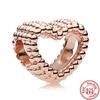 Fit Original Pantaro Charms Bracelet Mother's Day Gifts Women Zircon 100% 925 Sterling copper Forever Family Love Mom DIY Beads