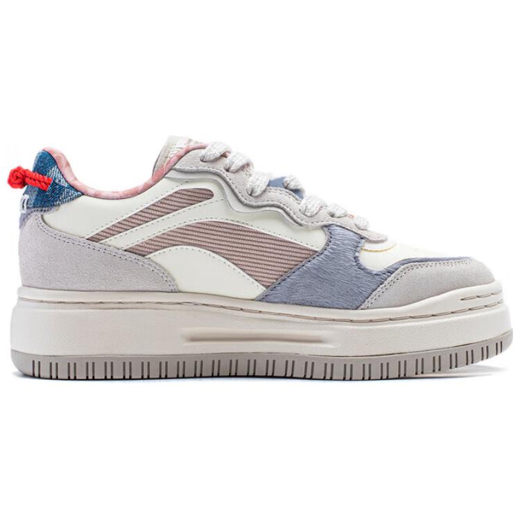 New LiNing Future C1 Slip Resistant Cushioning Abrasion Resistant Support Low Top Skateboard Shoes Women's Gray AGCU032-1