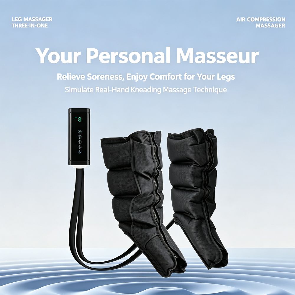 Dynamische Kompressions-Luftkompressions-Beinmassagegerät-Stiefel Zyklische Druckbeaufschlagung Senioren-Beinmassagegerät Salon