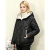 Women S Short Hooded Cotton Padded Winter Casual Coat