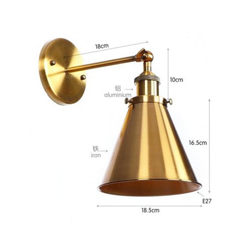 

Американский Железный Арт Мульти Фестиваль НЛО Бар Ресторан Черный Индивидуальность Простая Спальня Декор Лампа для Спальни Настенный Светильник Without bulb