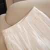 Women's Linen Lace Patchwork Wide Leg Pants