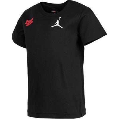 T-Shirt Soft Comfortable Daily Versatile Short Sleeve Kids Tops Black HM4686-010