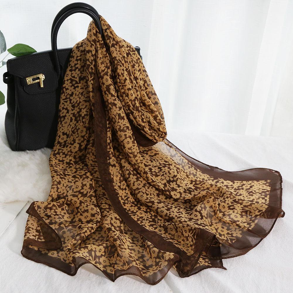 Şifon Hanxiang Erik Güneş Koruyucu Eşarp Kore Tarzı Plaj Eşarbı Uzun Kadın İnce İpek Eşarp Dekorasyon