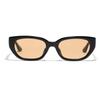 Glasses Narrow Frame Rectangular Street Sunglasses Men'S Light Color Ambient Sunglasses Women