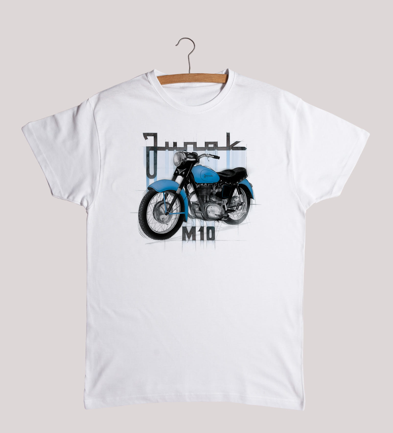 

Junak M10 Classic Polish Motorcycle TShirt Summer Cotton Short Sleeve ONeck Mens T Shirt New S3XL S
