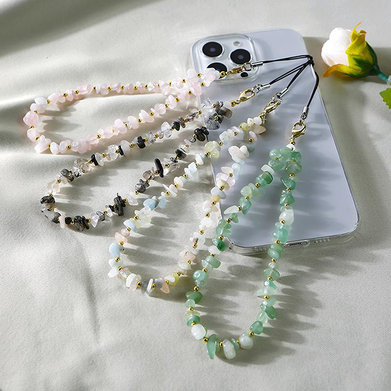 Rafinat natural piatră mărgele telefon mobil curea dulce telefon Lanyard universal telefon mobil anti-pierdere cadouri