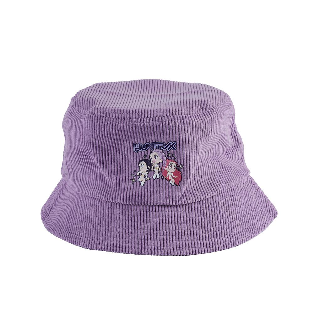1pz Kpop Demon Hunters Licenza Ufficiale Cappellino da Pescatore Casual Design Interno Trendy Texture Morbida Delicata sulla Pelle Regalo di Compleanno