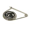 Used 12695 Rose Meccano Pin 111.19.043 7987 Rose Black Silver Unused Mackintosh White Unisex from Japan AUTHENTIC