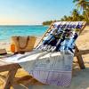 Bluey Beach Towel Soft Durable Quick-Dry Comfortable Lightweight Portable for Swimming,Beach,Camping, Travel, Beach Accessories,Gym