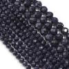 1 Strand 2 3 4mm Natural Blue SandStone Beads Faceted Loose Spacer Beads For Jewelry Making DIY Bracelet Necklace Accessories