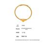 Geometric Heart Bendable Open Cuff Bracelet, 18k Gold-Plated Stainless Steel