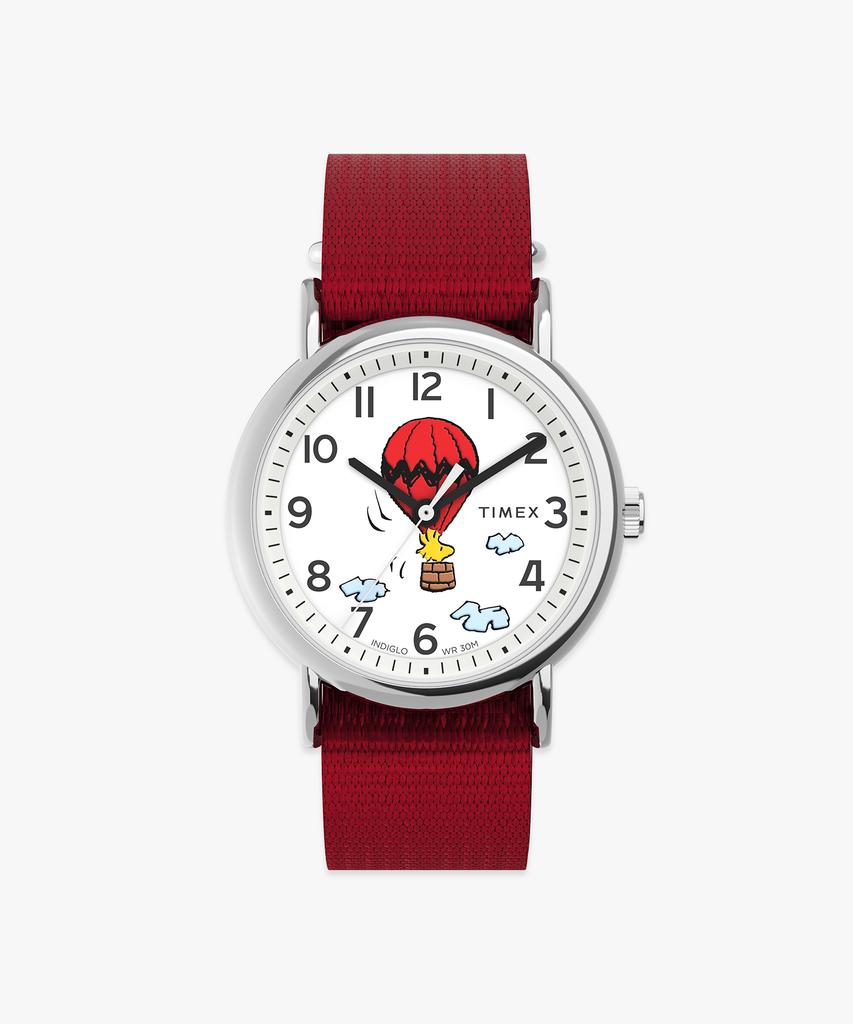 Taimaegseu X Peanuts Weekender Woodstock Balloon Cartoon Watch 38Mm