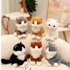 Lifelike Simulation Cat Doll Soft Plush Plush Cat Toy Surprise Gift Stuffed Animal Cat Desk Decor
