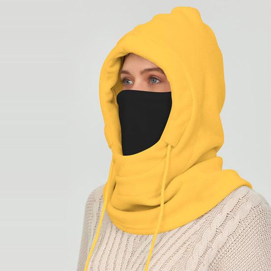 Jezdecká pokrývka hlavy Vylepšený fleece Nastavitelná stahovací šňůrka Větruodolný design Zesílená lyžařská čepice Vybavení do chladného počasí